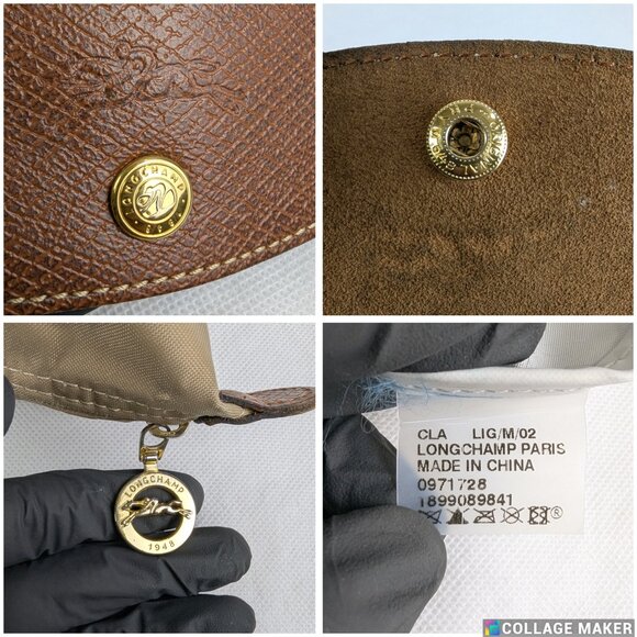 Longchamp Le Pliage Nylon Handbag Beige – Preowned, Great Deal, Chic! - Picture 5 of 16